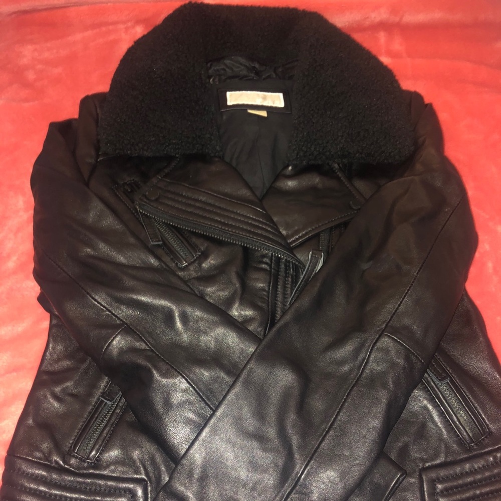 Brand New Michael Kors leather jacket